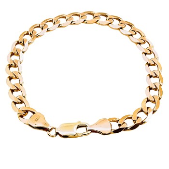 9ct gold 15.8g 9 inch curb Bracelet